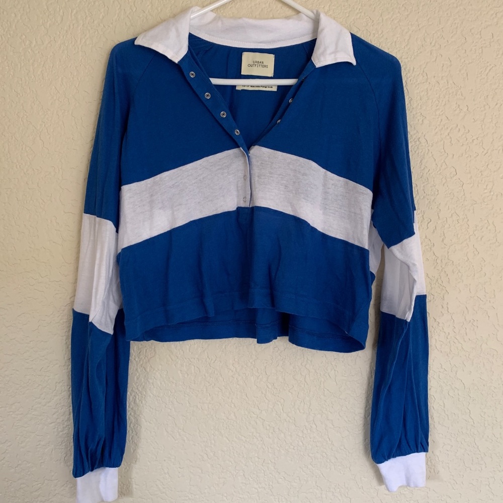 Urban outfitters cropped polo shirt